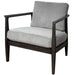 Brunei Accent Chair Dark Ebony-Furniture-Uttermost-Lighting Design Store