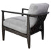 Brunei Accent Chair Dark Ebony-Furniture-Uttermost-Lighting Design Store