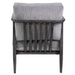 Brunei Accent Chair Dark Ebony-Furniture-Uttermost-Lighting Design Store