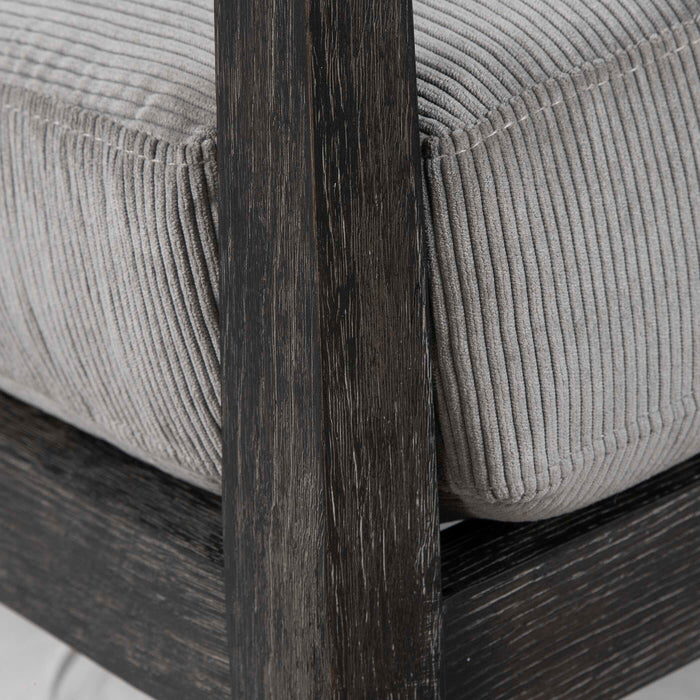 Brunei Accent Chair Dark Ebony-Furniture-Uttermost-Lighting Design Store