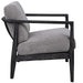 Brunei Accent Chair Dark Ebony-Furniture-Uttermost-Lighting Design Store
