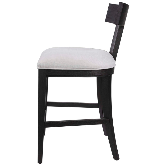 Idris Counter Stool Rubber Wood-Furniture-Uttermost-Lighting Design Store
