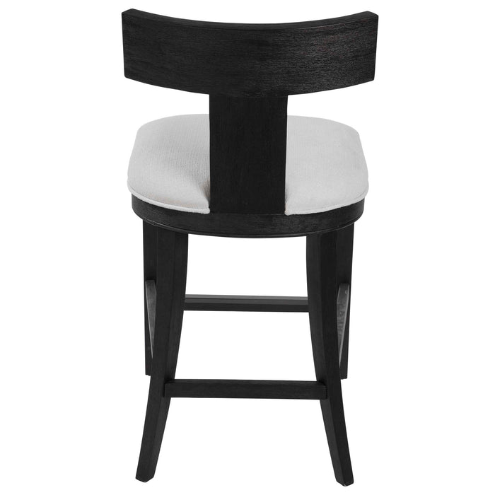 Idris Counter Stool Rubber Wood-Furniture-Uttermost-Lighting Design Store