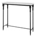 Bourges Console Table Satin Black-Furniture-Uttermost-Lighting Design Store