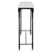 Bourges Console Table Satin Black-Furniture-Uttermost-Lighting Design Store