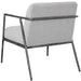Brisbane Accent Chair Natural Distressed Charcoal-Furniture-Uttermost-Lighting Design Store