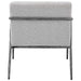 Brisbane Accent Chair Natural Distressed Charcoal-Furniture-Uttermost-Lighting Design Store