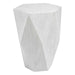 Volker Side Table Fresh White Ceruse-Furniture-Uttermost-Lighting Design Store
