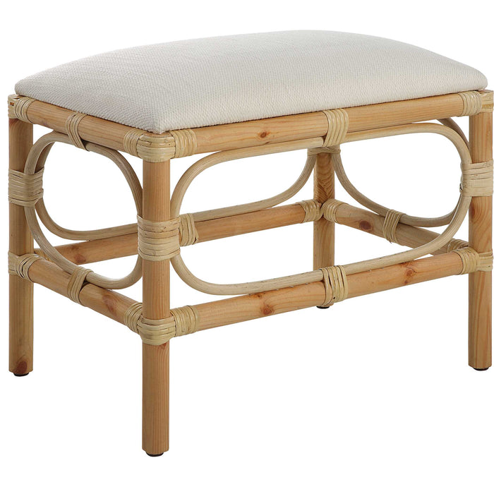 Laguna Bench Solid Wood-Furniture-Uttermost-Lighting Design Store