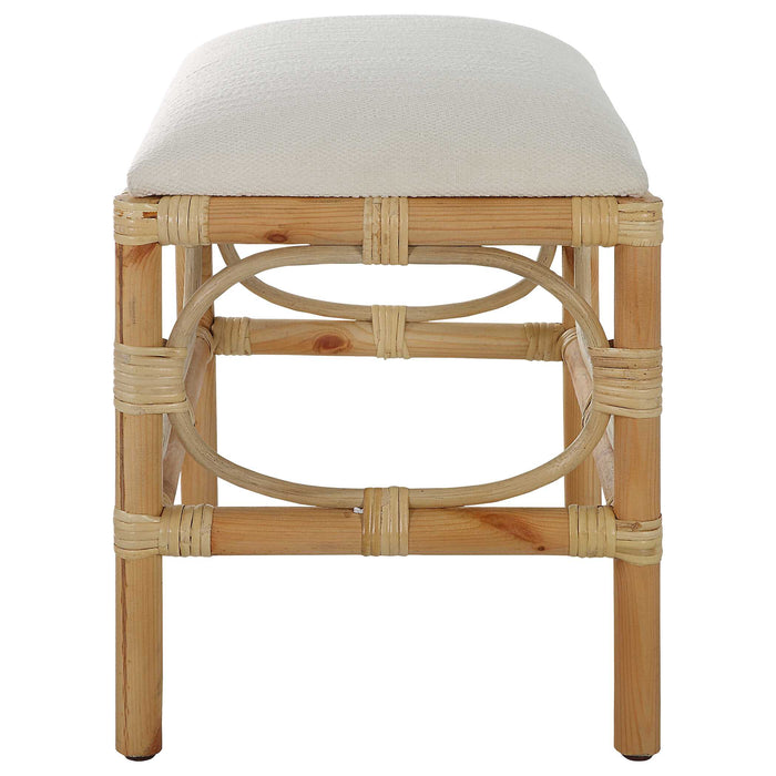 Laguna Bench Solid Wood-Furniture-Uttermost-Lighting Design Store