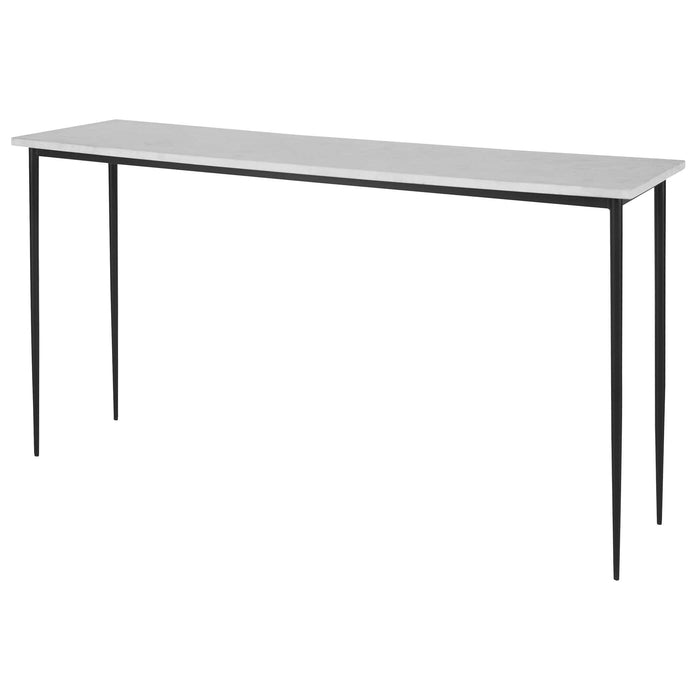 Nightfall Console Table Satin Black-Furniture-Uttermost-Lighting Design Store