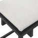 Paradox Bench Matte Black-Furniture-Uttermost-Lighting Design Store