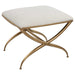 Crossing Bench Gold Leaf-Furniture-Uttermost-Lighting Design Store