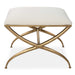 Crossing Bench Gold Leaf-Furniture-Uttermost-Lighting Design Store