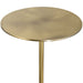 Gimlet Drink Table Brushed Brass-Furniture-Uttermost-Lighting Design Store