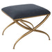 Crossing Bench Gold Leaf-Furniture-Uttermost-Lighting Design Store