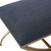 Crossing Bench Gold Leaf-Furniture-Uttermost-Lighting Design Store