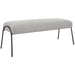 Jacobsen Bench Natural Aged Black-Furniture-Uttermost-Lighting Design Store
