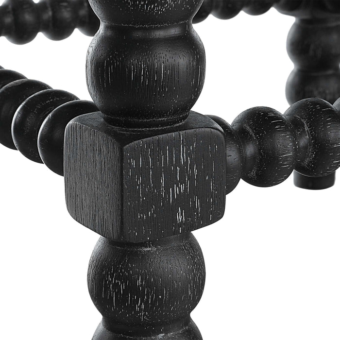 Pryce Counter Stool Black-Furniture-Uttermost-Lighting Design Store