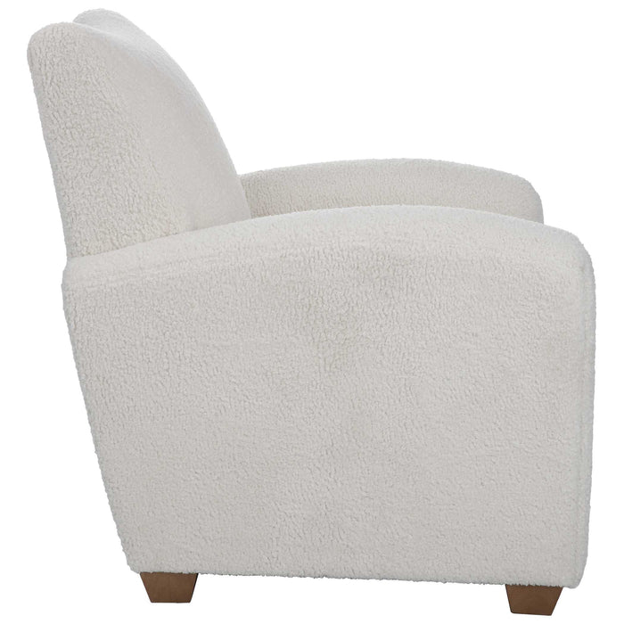 Teddy Accent Chair White-Furniture-Uttermost-Lighting Design Store