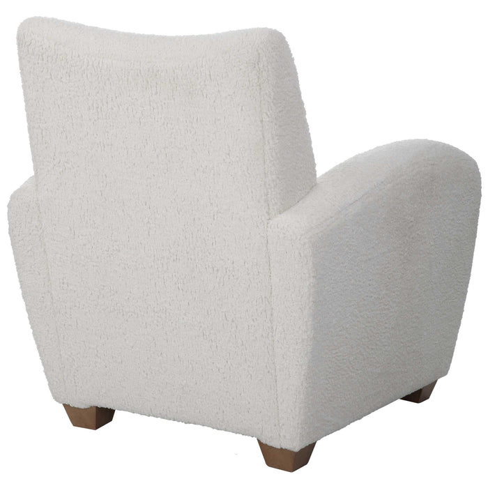 Teddy Accent Chair White-Furniture-Uttermost-Lighting Design Store