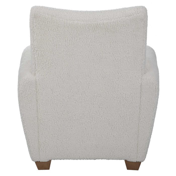 Teddy Accent Chair White-Furniture-Uttermost-Lighting Design Store
