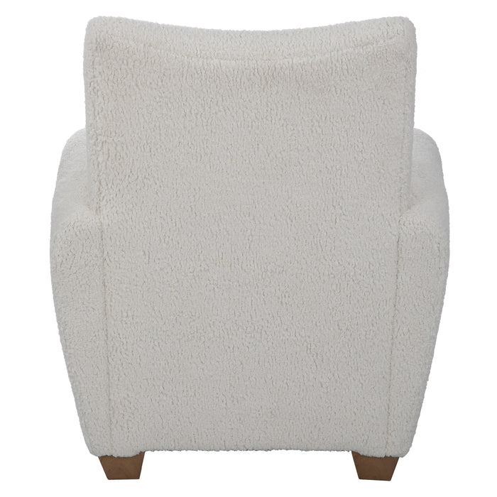 Teddy Accent Chair White-Furniture-Uttermost-Lighting Design Store