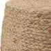Resort Accent Stool Natural Braided Straw-Furniture-Uttermost-Lighting Design Store