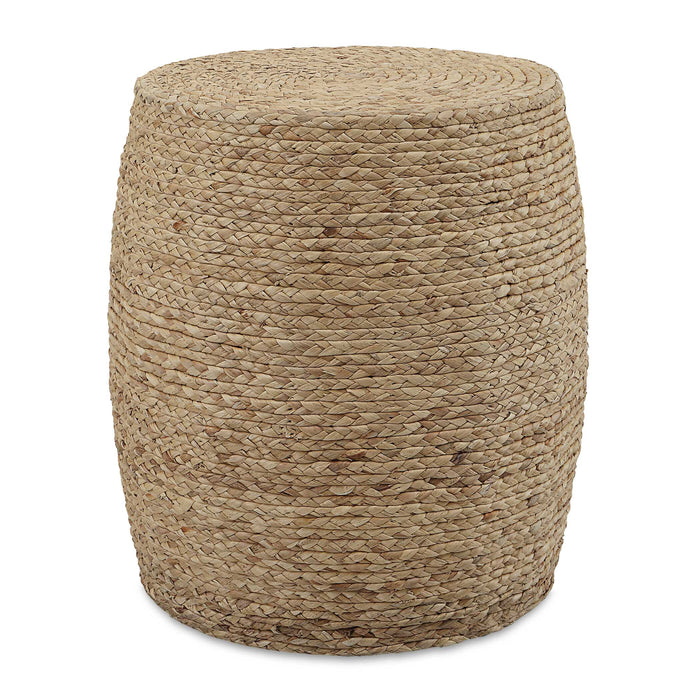 Resort Accent Stool Natural Braided Straw-Furniture-Uttermost-Lighting Design Store