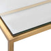 Bravura Coffee Table Brushed Gold Leaf-Furniture-Uttermost-Lighting Design Store
