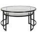 Rhea Nesting Coffee Tables S/2 Satin Black-Furniture-Uttermost-Lighting Design Store