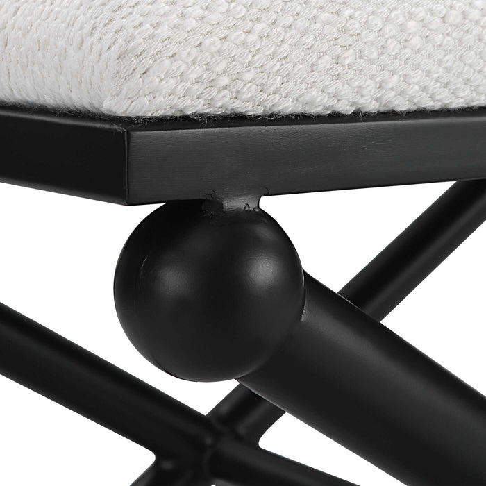 Andrews Bench Iron-Furniture-Uttermost-Lighting Design Store