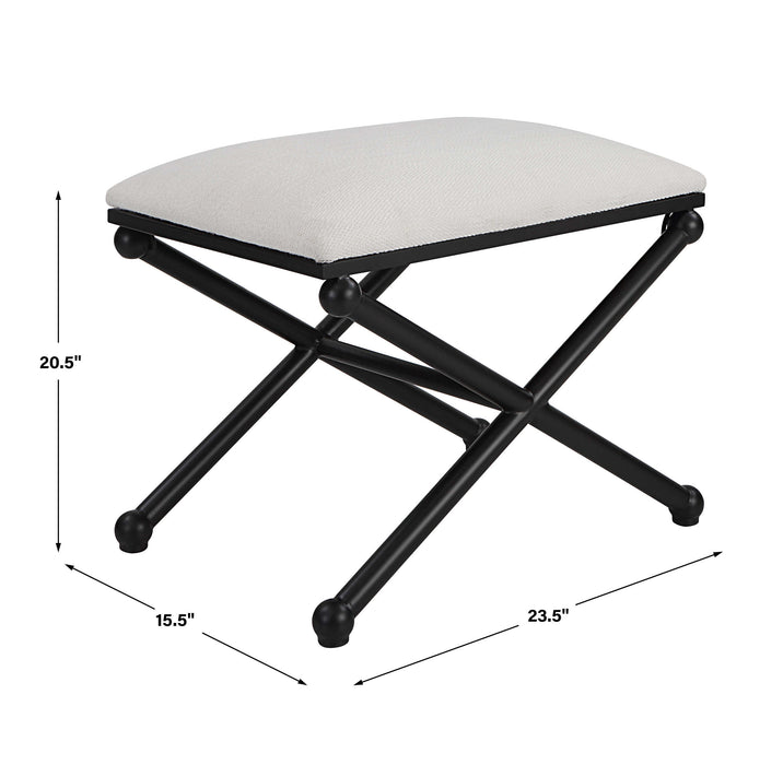 Andrews Bench Iron-Furniture-Uttermost-Lighting Design Store