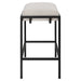 Paradox Counter Stool Matte Black Iron-Furniture-Uttermost-Lighting Design Store