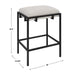 Paradox Counter Stool Matte Black Iron-Furniture-Uttermost-Lighting Design Store