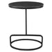 Jessenia Accent Table Satin Black-Furniture-Uttermost-Lighting Design Store
