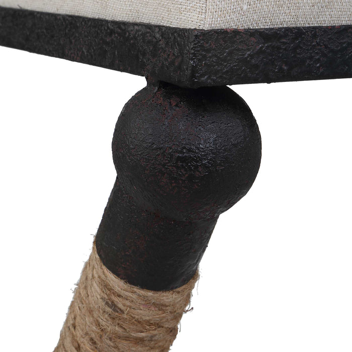 Firth Counter Stool Rustic Iron-Furniture-Uttermost-Lighting Design Store