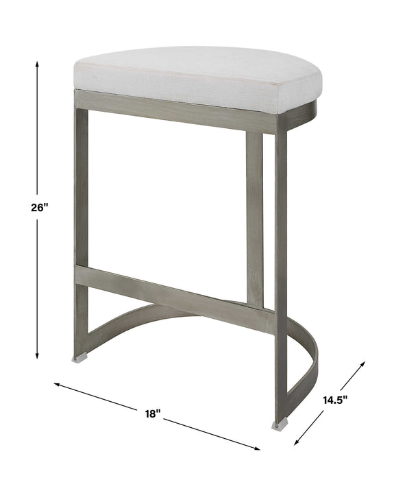 Ivanna Counter Stool Iron-Furniture-Uttermost-Lighting Design Store
