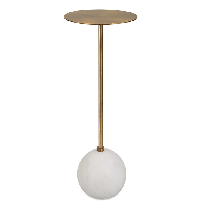 Gimlet Drink Table Solid Brass-Furniture-Uttermost-Lighting Design Store