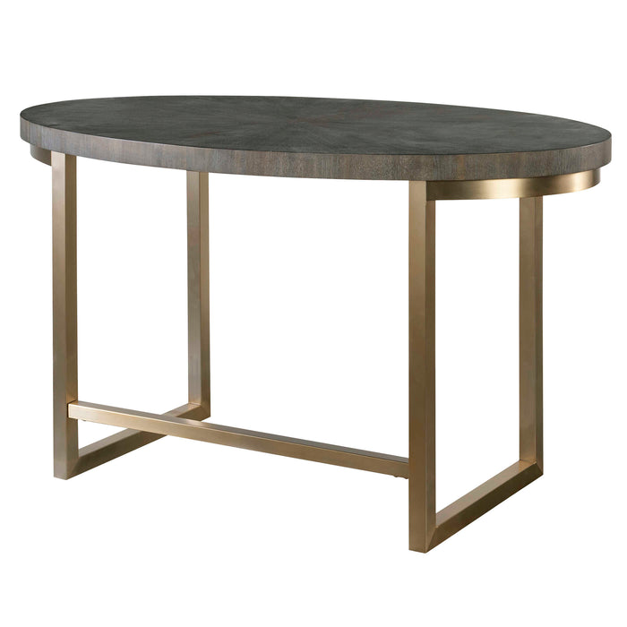 Taja Desk Stainless Steel-Furniture-Uttermost-Lighting Design Store