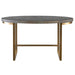 Taja Desk Stainless Steel-Furniture-Uttermost-Lighting Design Store