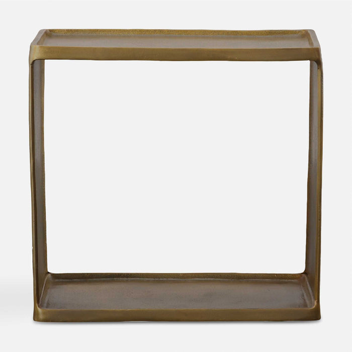 Derwent Side Table Antique Brass-Furniture-Uttermost-Lighting Design Store