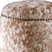 Gumdrop Ottoman Antique Brass-Furniture-Uttermost-Lighting Design Store