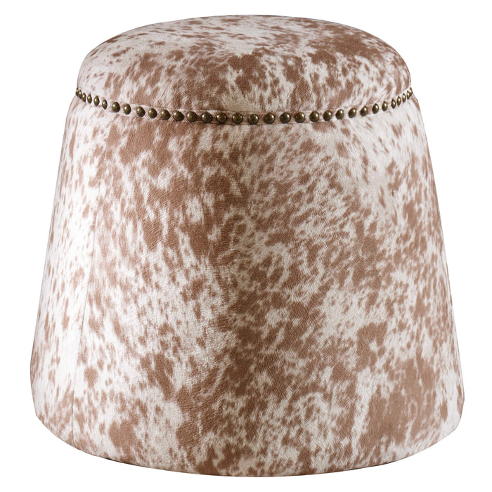 Gumdrop Ottoman Antique Brass-Furniture-Uttermost-Lighting Design Store