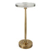 Waveney Drink Table Antique Brass-Furniture-Uttermost-Lighting Design Store