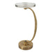 Waveney Drink Table Antique Brass-Furniture-Uttermost-Lighting Design Store