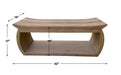 Connor Bench Solid Wood-Furniture-Uttermost-Lighting Design Store