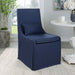 Coley Armless Chair Blue Linen-Furniture-Uttermost-Lighting Design Store