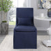 Coley Armless Chair Blue Linen-Furniture-Uttermost-Lighting Design Store