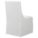 Coley Armless Chair White-Furniture-Uttermost-Lighting Design Store